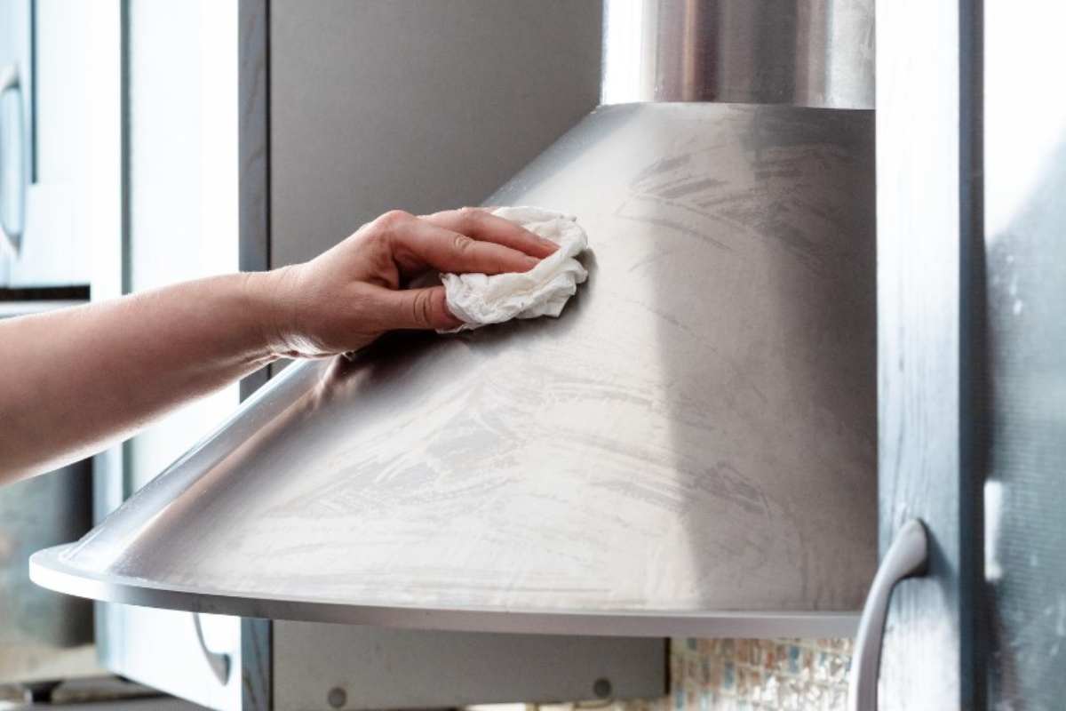 Pulizia cappa, passaggi