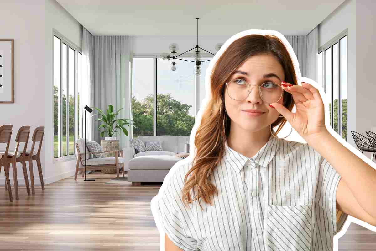 donna soggiorno casa