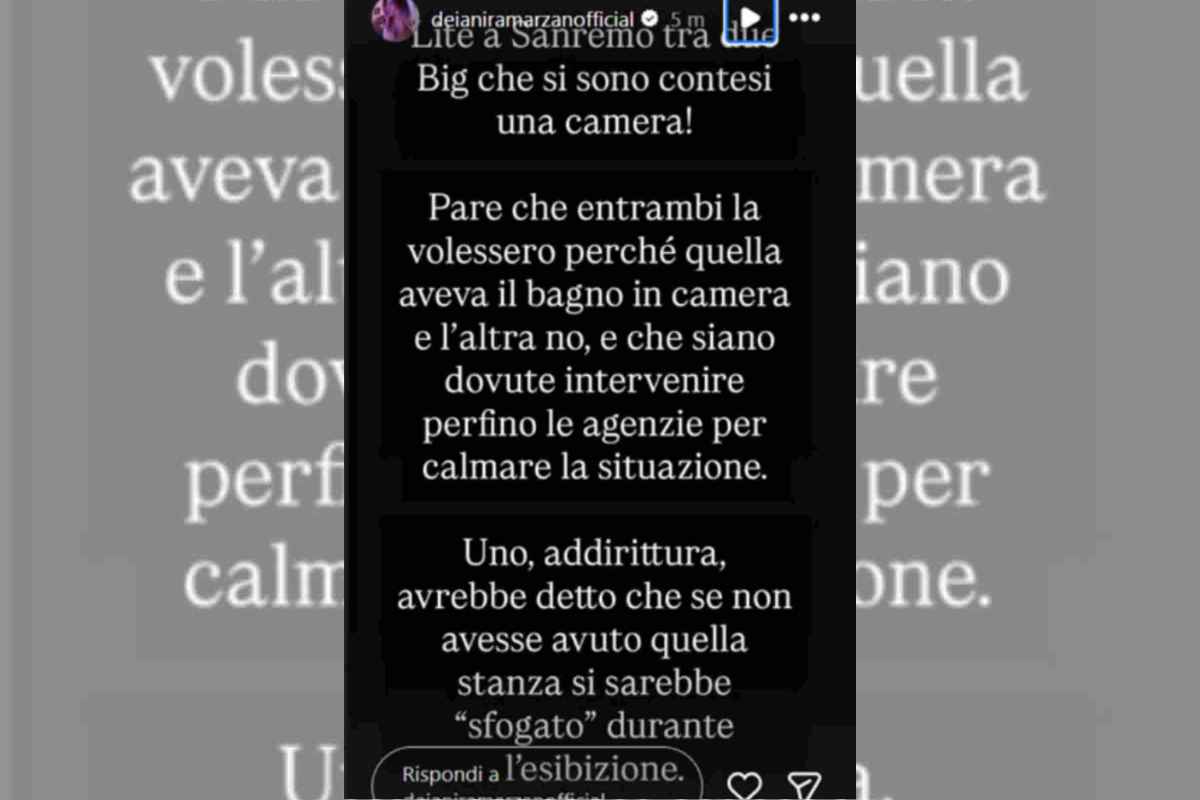 Sanremo 2025, lite dietro le quinte: due big ai ferri corti
